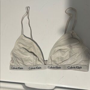 Calvin Klein Women's Cream Bralette
